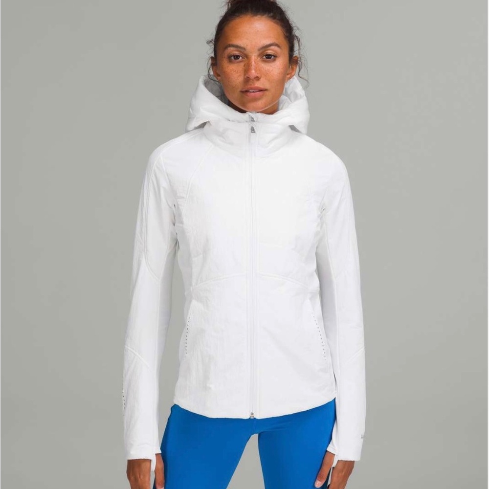 Lululemon Another Mile Jacket, White, Size 8